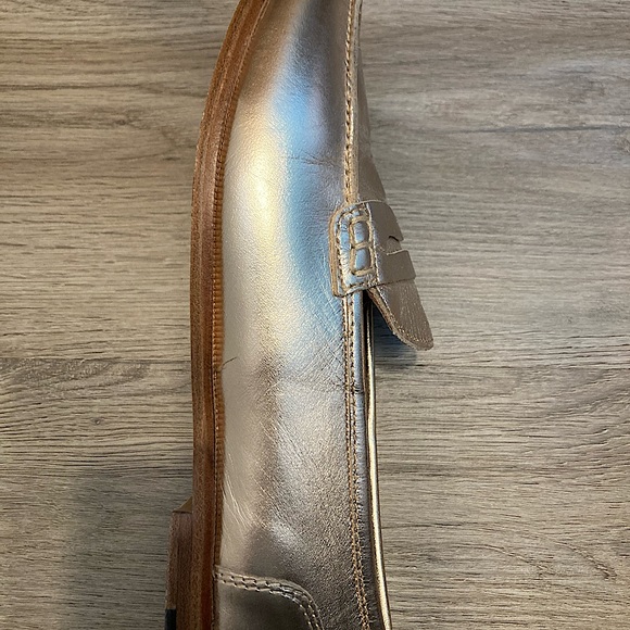 J. Crew Gold Loafers - Picture 5 of 6